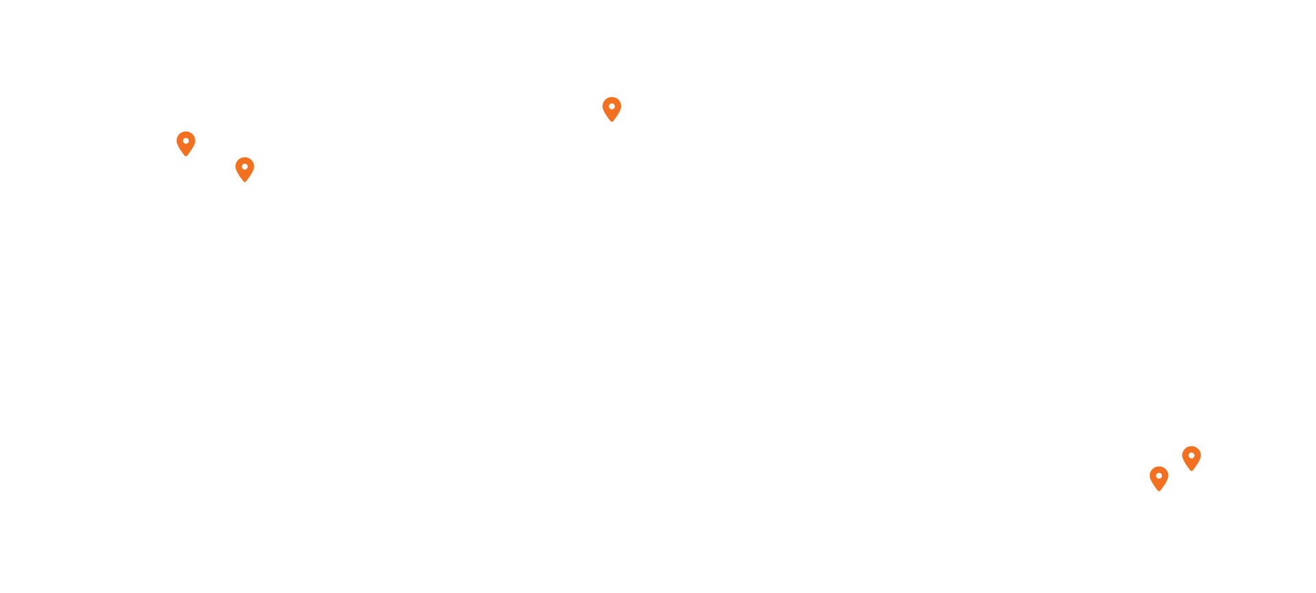 Map of PLEXSYS Locations